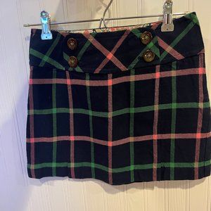 Vineyard Vines Girls Plaid Skirt